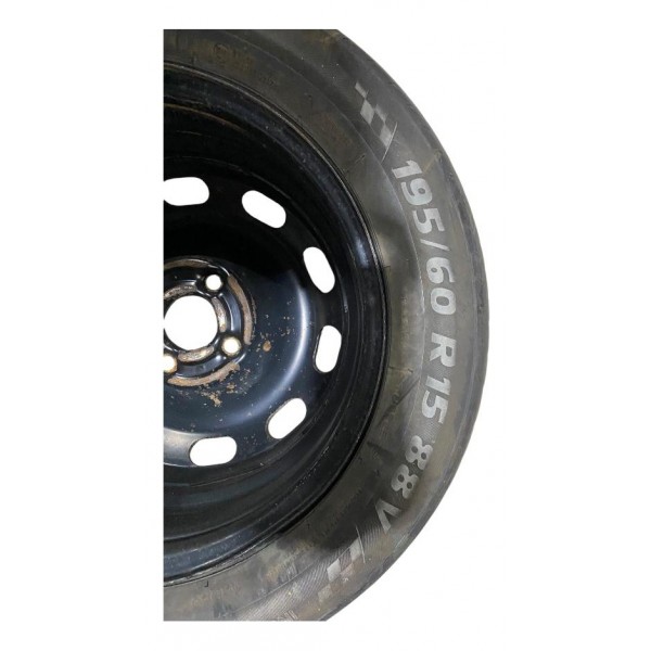 Roda Aro 14 Volkswagen Gol Voyage 4 Furos Orig 5u0601027h03c Preto