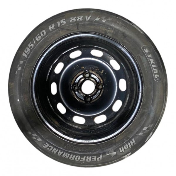 Roda Aro 14 Volkswagen Gol Voyage 4 Furos Orig 5u0601027h03c Preto