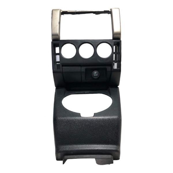 Moldura Painel Central Land Rover Freelander 1 V6 2003 2006 Preto