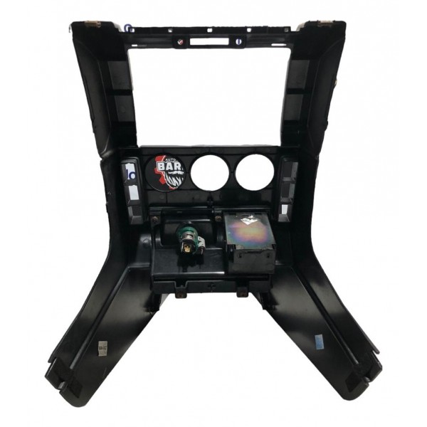 Moldura Painel Central Land Rover Freelander 1 V6 2003 2006 Preto