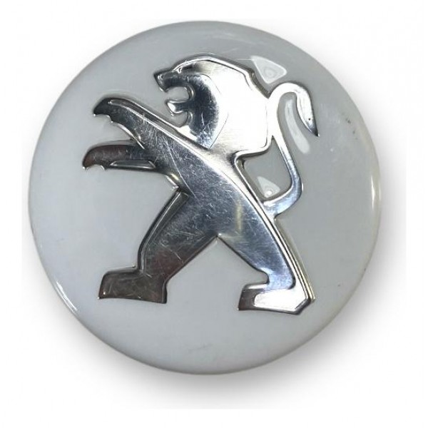 Calota Central Peugeot 208 308 408 3008 9672558477 Original Branco