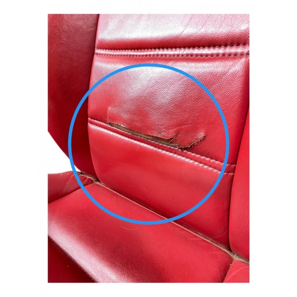 Jogo De Banco Couro C Forro Porta Gm Astra Hatch Ss Original Vermelho