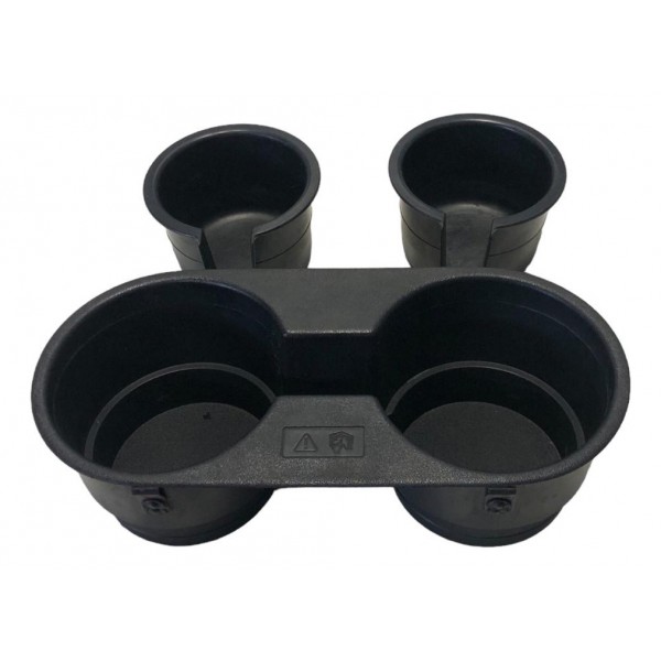 Porta Copos Console Central Land Rover Freelander 1 2003 05 Preto