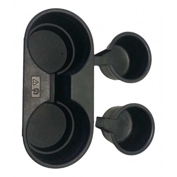 Porta Copos Console Central Land Rover Freelander 1 2003 05 Preto