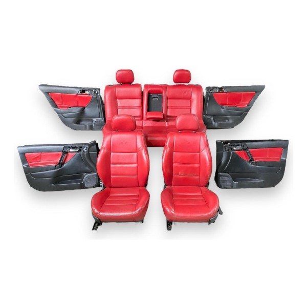 Jogo De Banco C/ Forro Vermelho Original Gm Astra Hatch Ss Vermelho