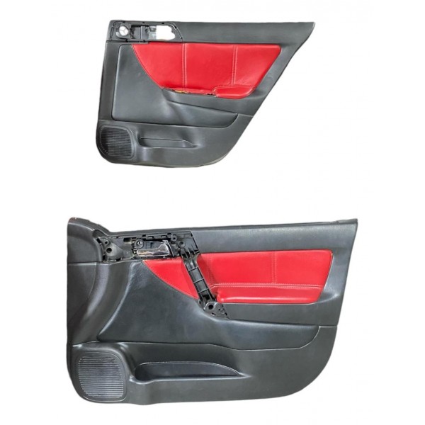 Jogo De Banco Couro C Forro Porta Original Gm Astra Hatch Ss Vermelho