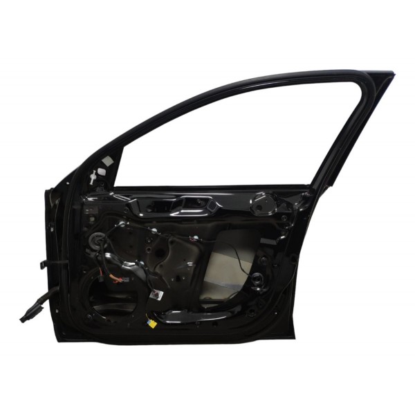 Porta Audi A4  Dianteira Direita 2009 A 2015 Lisa Dianteira Direito Preto
