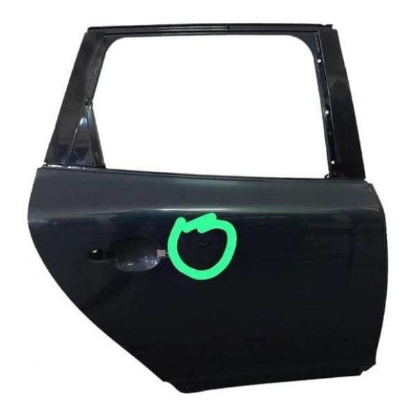 Porta Volvo Xc60 T6 T5 Traseira Lado Direito 2008 A 2015 Traseira Direito Cinza-escuro
