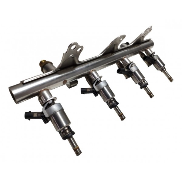 Flauta Com Bico Injetor Audi A4 2.0 Tfsi 16v 2014 A Gasolina