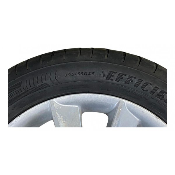 Roda Liga Aro 195 / 55r15 Pneu Jac J3 2015 Goodyear Preto