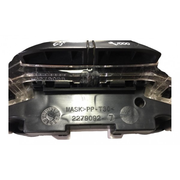 Painel Instrumento Velocimetro Peugeot 208 2016 A 17 2279092 Preto