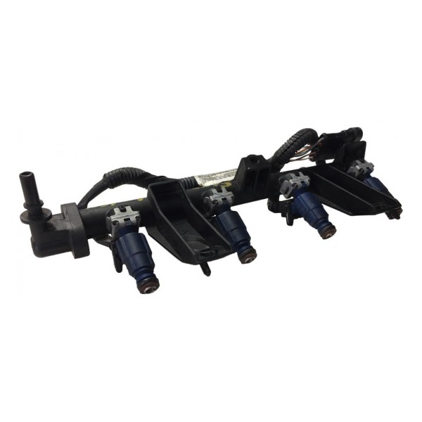 Flauta Bico Injetor Completa Renault Clio 1.0 8200475068