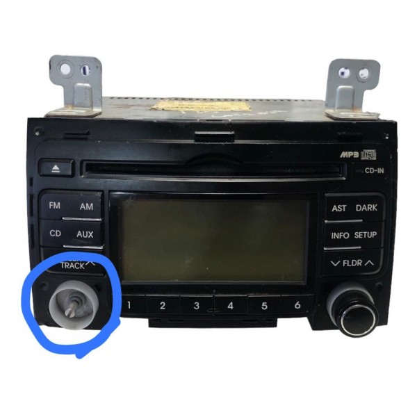 Rádio Central Hyundai Kia Cerato Soul 2008 A 2012 Original