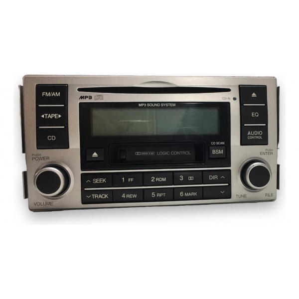 Som Radio Cd Player Hyundai Santa Fé 2006 961002b190