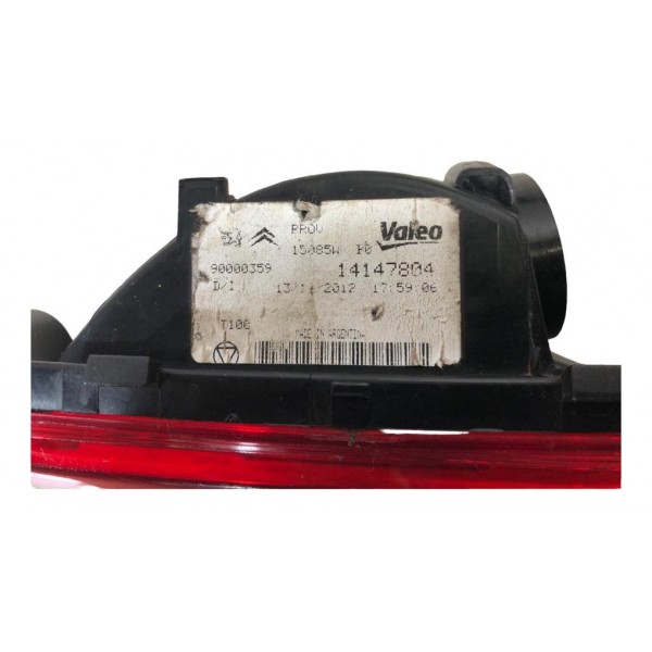 Luz Neblina Para Choque Peugeot 208 Traseira 2012 2019 Esquerdo Vermelho