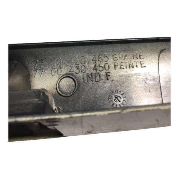 Friso Moldura Régua Tampa Renault Scenic Traseira 2002 2007 Cinza-escuro