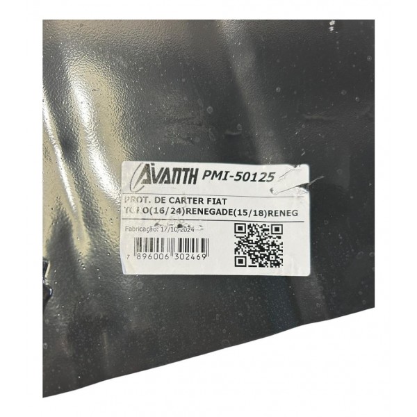 Protetor Carter Peito Aço Jeep Renegade 2022 2023 2024 2025