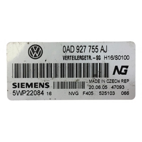 Módulo Câmbio Vw Touareg 3.6 V6 Automática 0ad927755aj