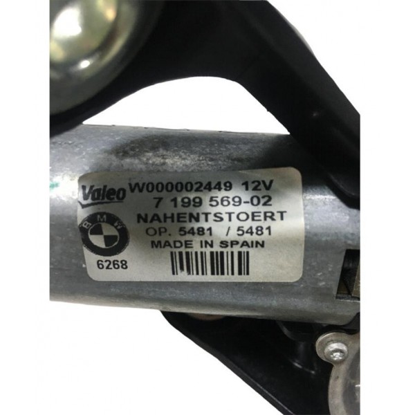 Motor Limpador Tampa Vigia Bmw 120i Traseira 2010 Original