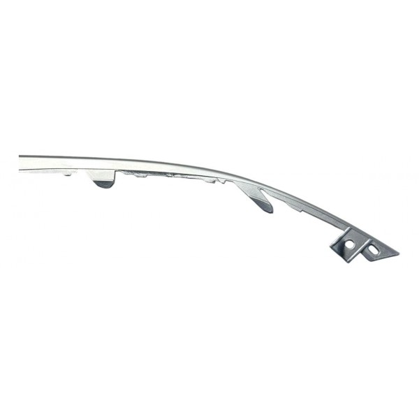 Acabamento Inferior Central Parachoque Tiggo 7 Pro Dianteiro Prateado