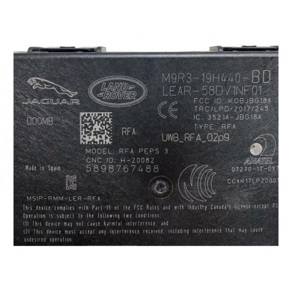 Módulo Control Keyless Land Rover Defender 2019 2020