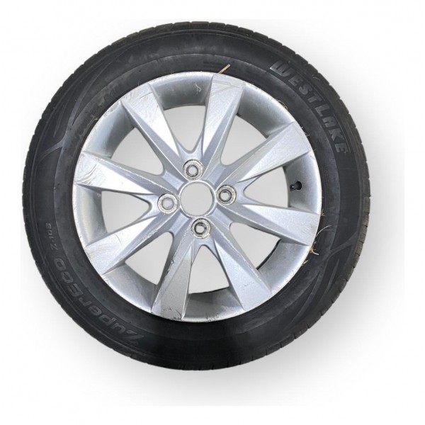 Roda Aro 185/60r15 Pneu Jac J3 Zupereco Westlake 2015 Preto