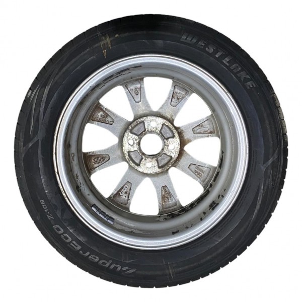 Roda Aro 185/60r15 Pneu Jac J3 Zupereco Westlake 2015 Preto