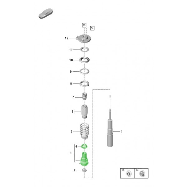 Ajustador Hidráulico Mola Dianteiro Porsche 992 Carrera 2022