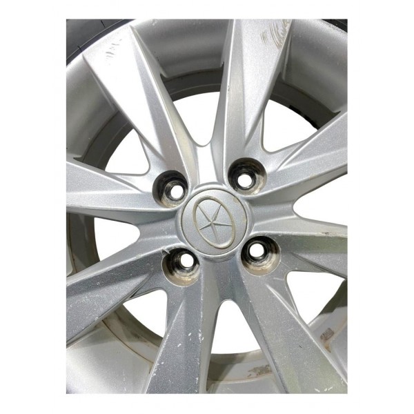 Roda Aro 185 Jac J3 2015 Original Prata