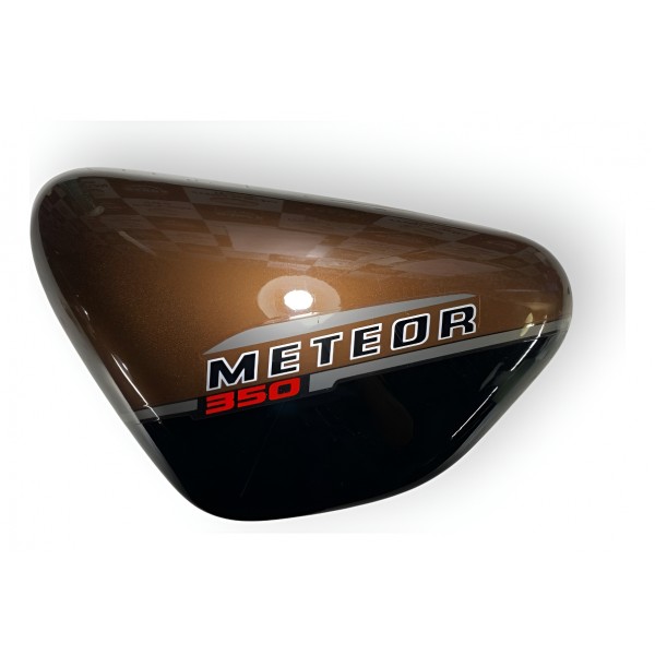 Tampa Lateral Carenagem Royal Enfield Meteor 350 Esquerdo Marrom