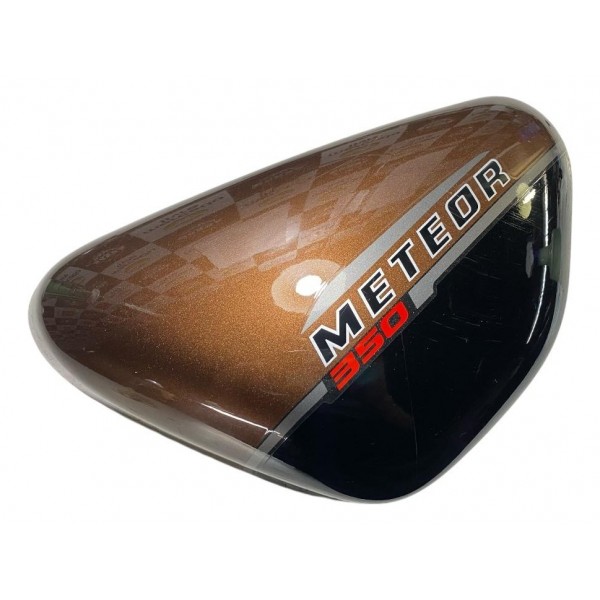Tampa Lateral Carenagem Royal Enfield Meteor 350 Esquerdo Marrom
