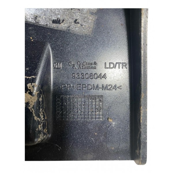 Moldura Spoiler Chevrolet Gm Vectra Traseira Direito 2006 11 Preto