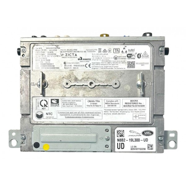 Central Módulo Rádio Multimídia Land Rover Evoque 2022