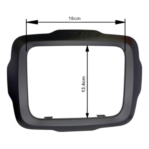 Moldura 2 Din Fiamon Jeep Renegade 2015 Original