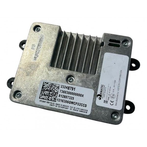 Módulo Indução Carregador Gm Cruze Sport 1.4 2017 Original