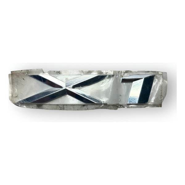 Emblema Logotipo Tampa Traseira Bmw X1 2010 2014 Original Cinza