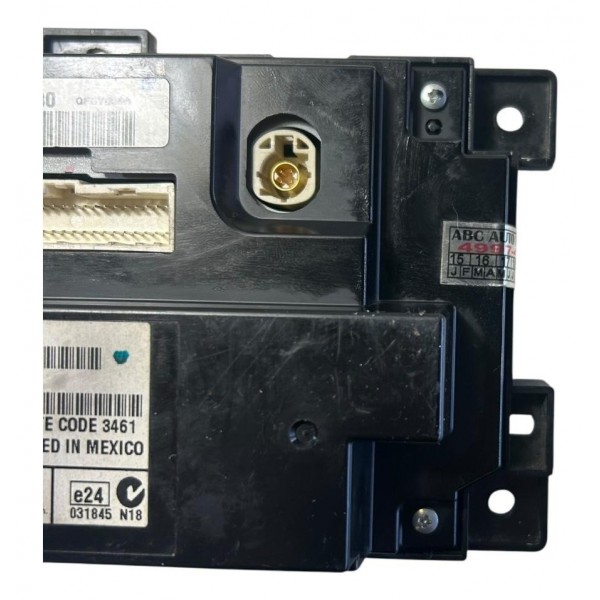 Display Rádio Comando Ar Condicionado Fiat Freemont 2012 Preto